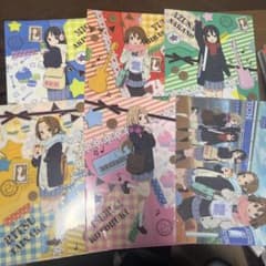 けいおんクリアファイル6枚セット - メルカリ