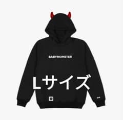 BABYMONSTER DRIP ポップアップ 黒 パーカー Lサイズ - メルカリ