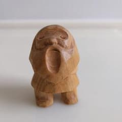 木彫り あとぐち コロポックル - メルカリ