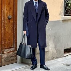 未使用】TAGLIATORE RICH ウール ネイビー ダブルブレスト44 - メルカリ