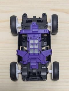 ミニ四駆 完成品 MSフレキ 前後AT 提灯連動 ブラック/レッド | Buyee