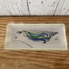 小島功 アート 金の女 美人画 プレート お皿 ガラス製 - メルカリ