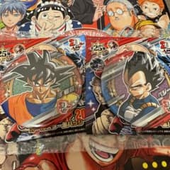 ジャンプショップ20th オールスター缶バッジ 悟空 ベジータ