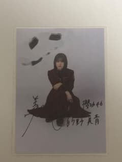 櫻坂46 的野美青 IWTC 秘蔵生写真 直筆 サイン入り おまけ付き - メルカリ