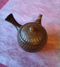 常滑焼 急須 友仙 丸練込 網目カット - メルカリ