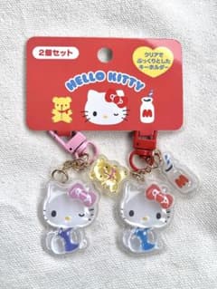 ハローキティ キーホルダー2個セット（お揃いニコにこ） - メルカリ