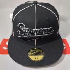 Supreme Piping Script Logo New Era 黒 - メルカリ