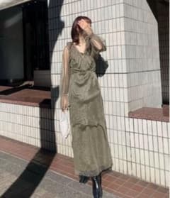 AMERI GLITTER FRILL COLLAR DRESS - メルカリ