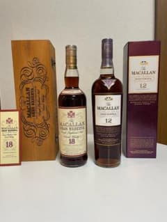 極美品】ザ・マッカラン グランレゼルバ18年 40% & 12年 45.6% - メルカリ