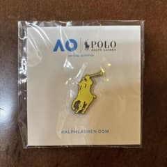 AO 全豪オープン × POLO RALPH LAUREN ピンバッジ 非売品 - メルカリ