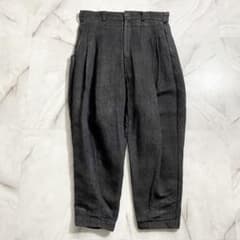 A16236 美品 DEVOA リネン和紙 バルーンパンツ グレー 3 - メルカリ