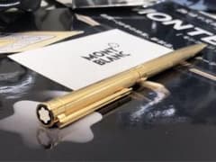 モンブラン 未使用！金運を引き寄せる黄金色！☆輝く総金張り稀少な