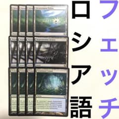 霧深い雨林 溢れかえる岸辺 汚染された三角州 mtg ロシア語 フェッチ