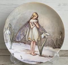 フラワーフェアリーズ スノードロップの妖精 飾り皿 プレート ウェッジ