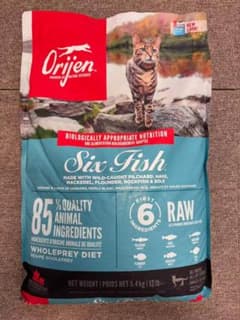 orijen オリジンシックスフィッシュキャット5.4kg - メルカリ