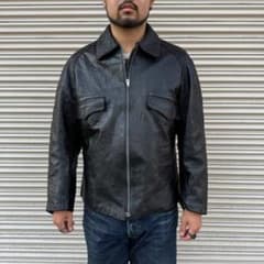 40s 50s イタリア軍 実物 モーターサイクル ジャケット ライダース L