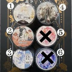 T】海外 10m巻 貝殻光/銀マスキングテープ 人物系 女の子/男の子