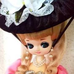 昭和レトロ☆フランス人形 リボン - メルカリ