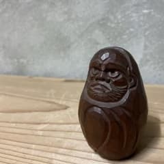 木彫り 達磨大師 【m768 骨董 レトロ アンティーク だるま ダルマ レア