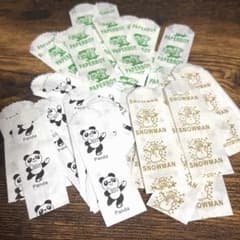 数量限定】 合計60枚 ミニグラシン封筒 柄 グラシン封筒 おすそ分け