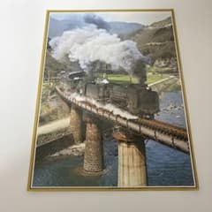 蒸気機関車の橋の写真 D51形重連 1971.￼ 4.￼ 20 - メルカリ