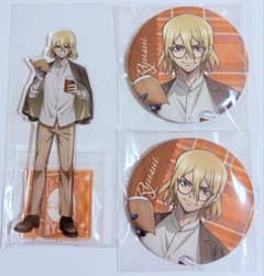 くじ引き堂 Dr.STONE 読書の秋編 七海龍水 アクリルスタンド＆缶バッジ