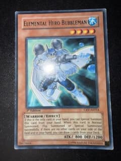 遊戯王 E・HEROバブルマン 旧アジア版 字レア 1st - メルカリ