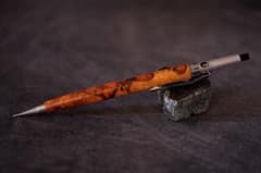 高村杢工房 製図用シャープペンシル PG5木軸カスタム0089 花梨瘤紅白