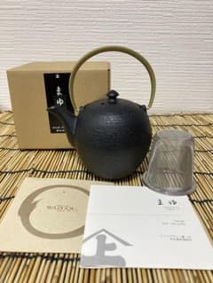 新品 菊地保寿堂 奥山清行デザイン ティーポット まゆss 南部鉄瓶 南部