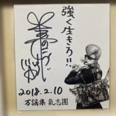 綾小路翔 直筆サイン 翔やん ミニ色紙 氣志團 - メルカリ