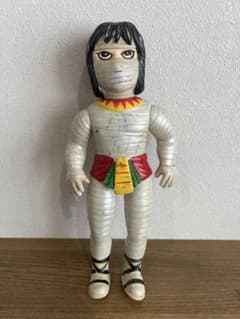 当時物 中嶋製作所 タイガーマスク ザ・エジプトミイラ ソフビ 梶原