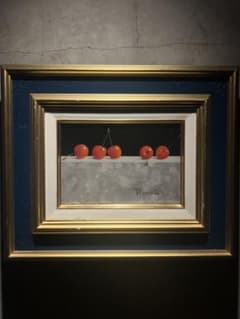 印象派 岸田悦雄【冬の田舎町】肉筆油彩画 | Shop at Mercari from