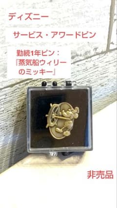 非売品】ディズニー サービスアワードピン 蒸気船ミッキー - メルカリ