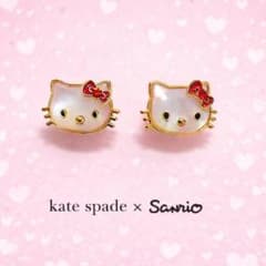 ケイトスペードxハローキティ ピアス - メルカリ