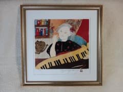 フジ子・ヘミング 【母の贈り物】 シルクスクリーン - メルカリ