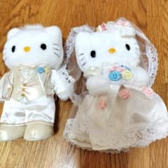 絶版レア！ハローキティ ウェディングドールセット - メルカリ