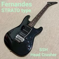 Fernandes ストラトタイプ ロック式トレモロ SSH - メルカリ