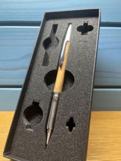 steef&co st draft シャーペン スタビライズウッド 革軸付き