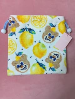 ラブラリーバイフェイラー 広島店 限定セトウチレモン ドット ニコ巾着