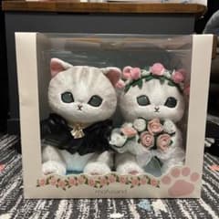 mofusand にゃんこのウエディングペアぬいぐるみ(花嫁にゃん・花婿