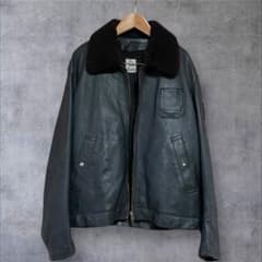 フランス空軍 pilot Leather Jacket ECLAIR zip - メルカリ