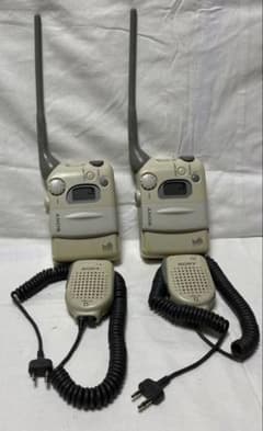 SONY トランシーバー 2台セット ICB-U100 1台に問題有 ジャンク品