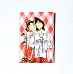 名探偵コナンランダムスクエア缶バッジ第4弾 毛利蘭&和葉&平次&江戸川