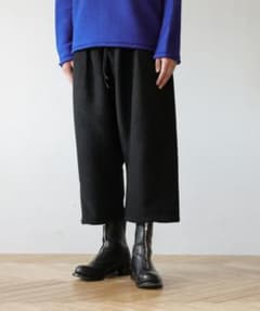 MB ULTIMATE FABRIC ウール縮絨サルエルパンツ ブラック S - メルカリ