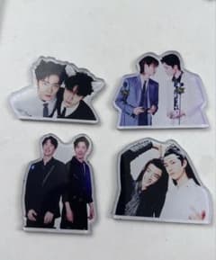 陳情令 肖战 王一博 シャオジャン ワンイーボー アクリルマグネット4点