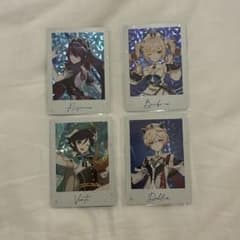 原神fes チェキ コレクタブルカード ロサリア バーバラ ウェンティ