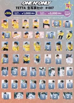 ONE N' ONLY ワンエン TETTA 生誕 生写真 #007 - メルカリ