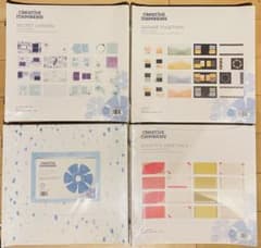 クリエイティブメモリーズ／F2F台紙・台紙カバー4つセット②／両面印刷