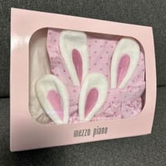 新品未使用】mezzo piano メゾピアノ うさぎエプロン - メルカリ