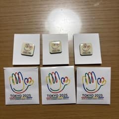 TOKYO 2025 デフリンピック ピンバッジ 3個セット - メルカリ